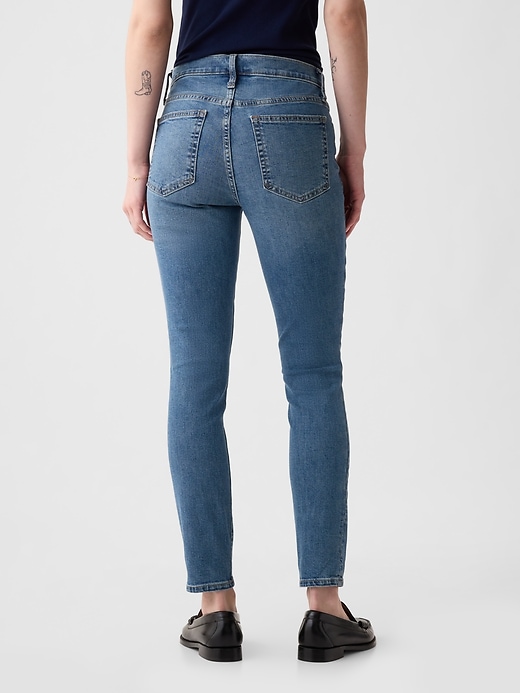 mittelhohe echte skinny-jeans
