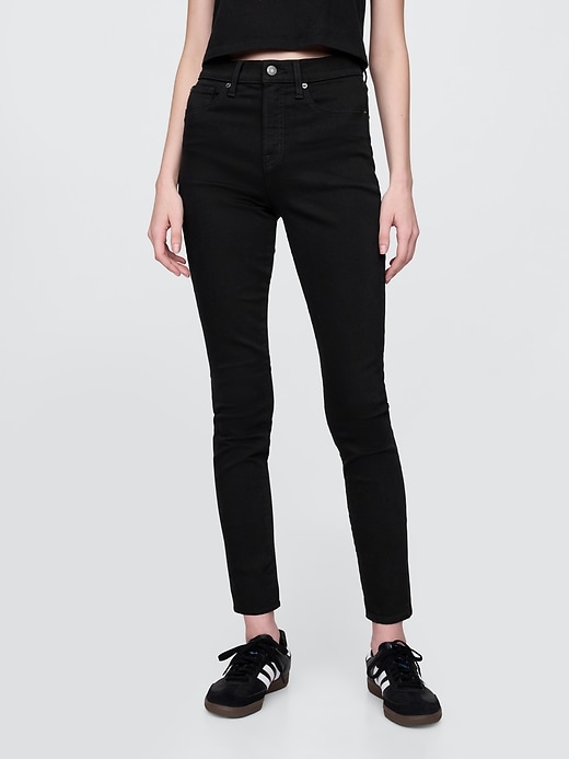 high rise true skinny jeans