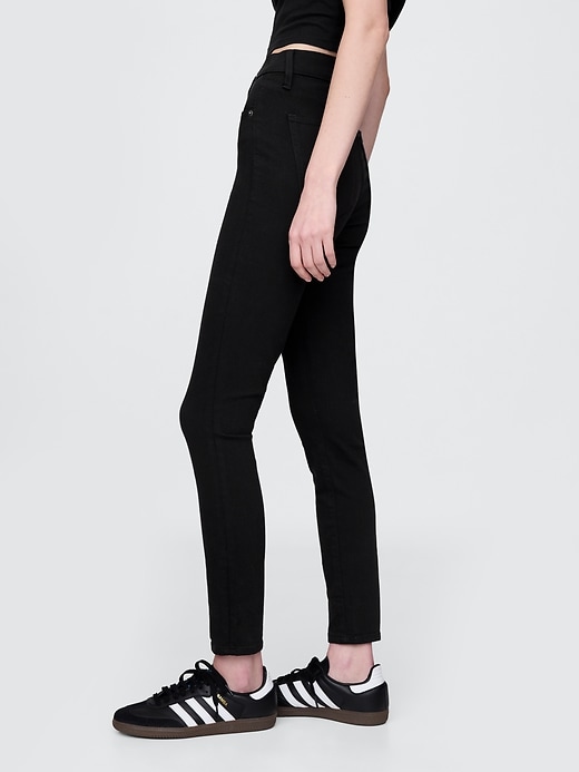 high rise true skinny jeans