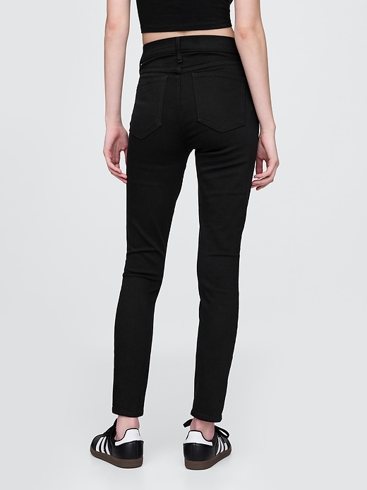 high rise true skinny jeans
