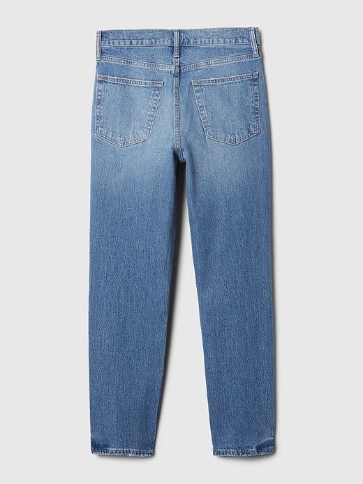 high rise cheeky straight jeans