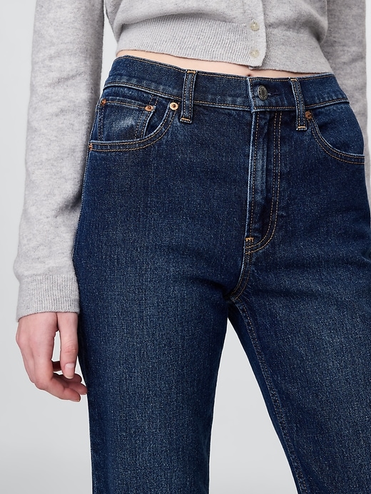 high rise 90s slim straight jeans