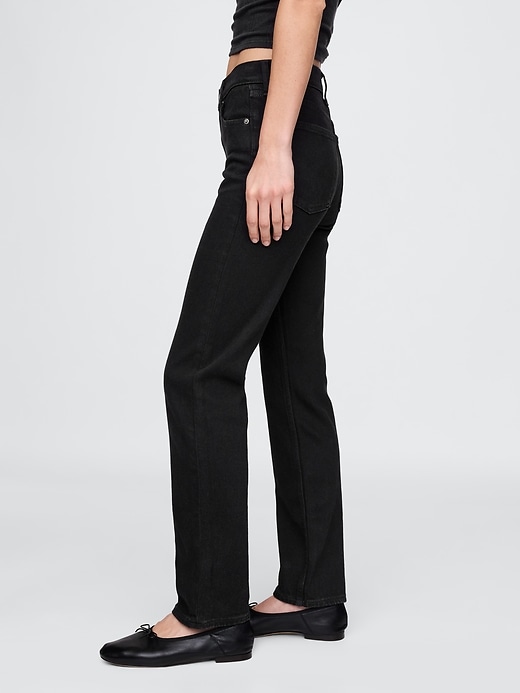 high rise 90s slim straight jeans