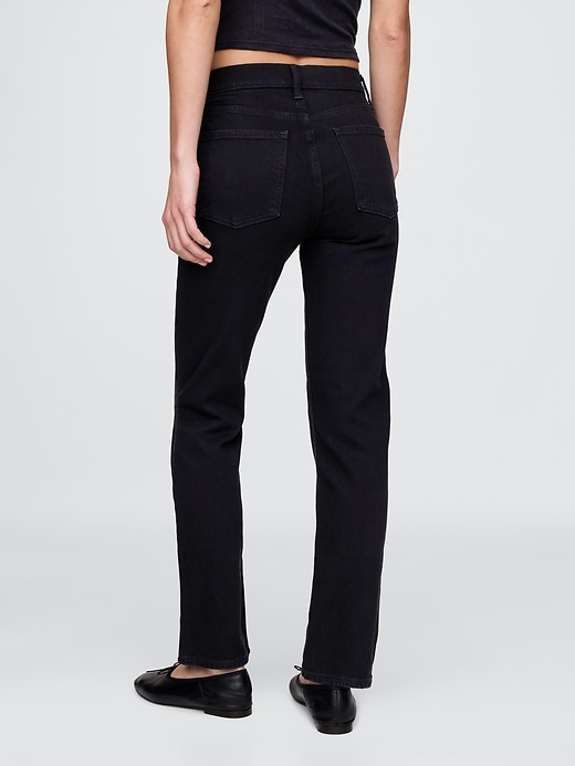 high rise 90s slim straight jeans