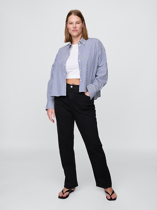 high rise 90s slim straight jeans