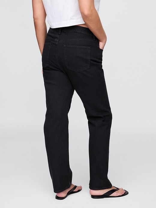 high rise 90s slim straight jeans