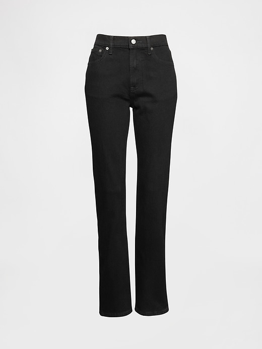 high rise 90s slim straight jeans