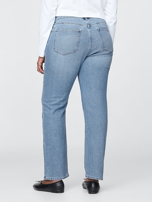 high rise 90s slim straight jeans