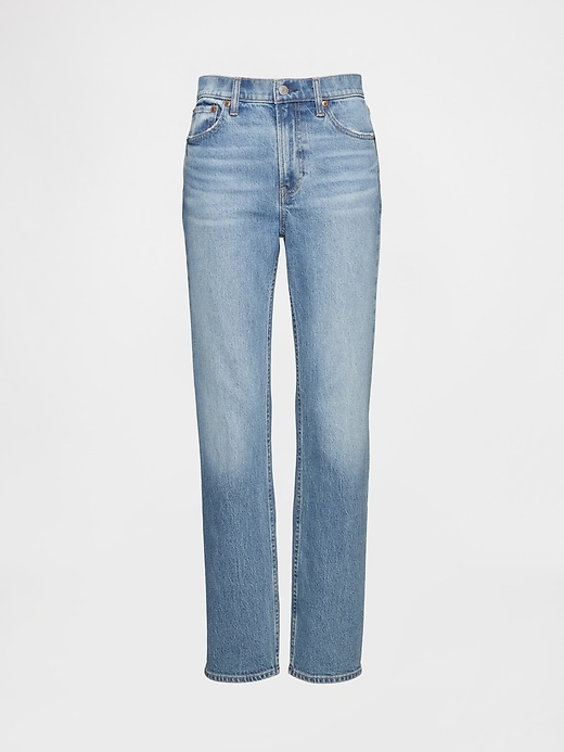 high rise 90s slim straight jeans