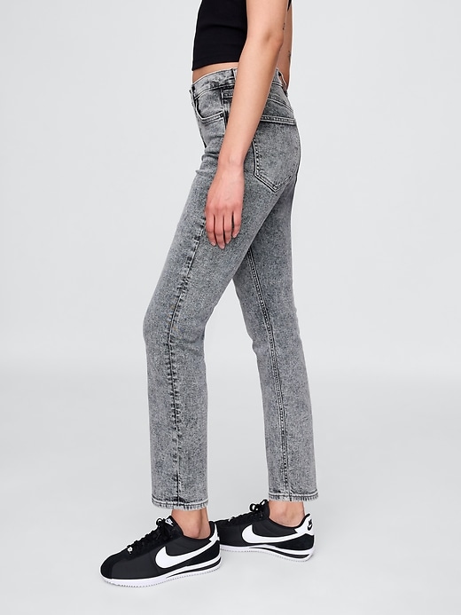 high rise vintage slim jeans