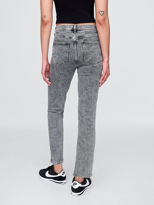 high rise vintage slim jeans