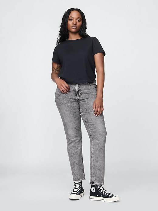 high rise vintage slim jeans
