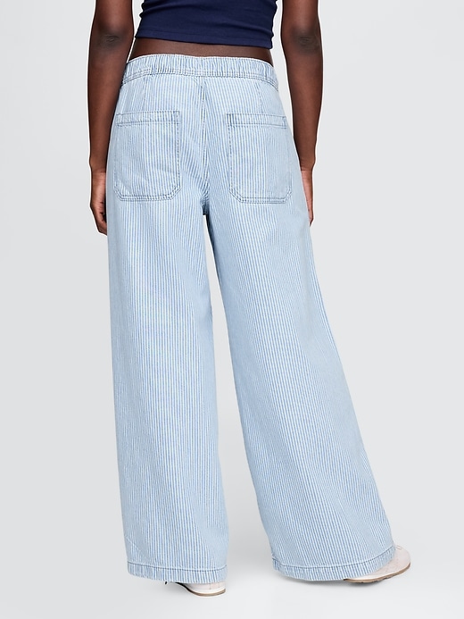 mid-rise easy baggy jeans