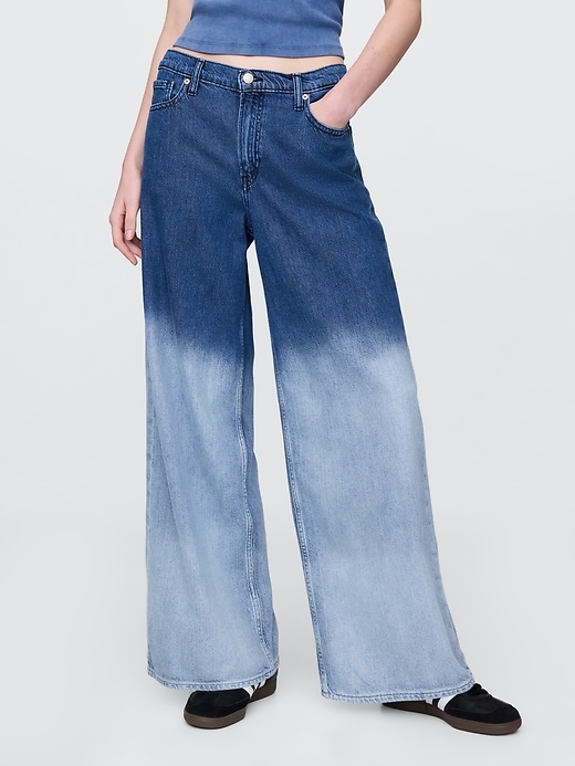 ultrasoft baggy jeans mit mittelhohem bund