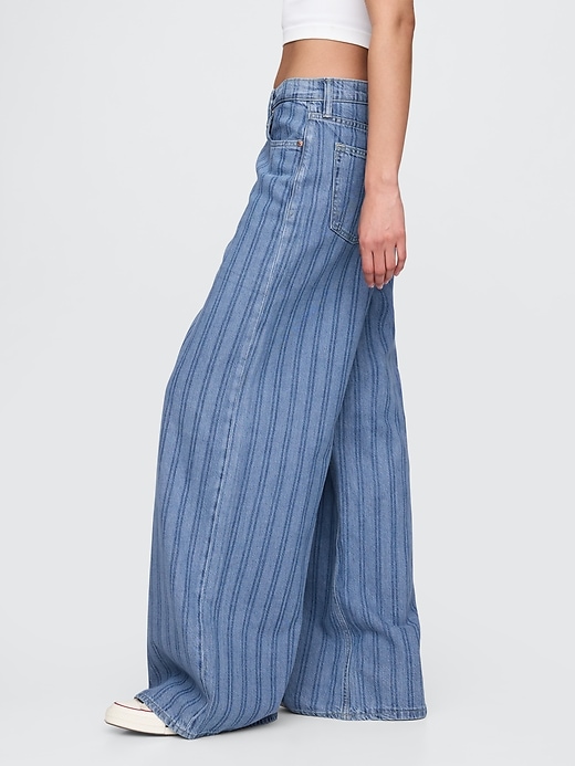 ultrasoft baggy jeans mit mittelhohem bund