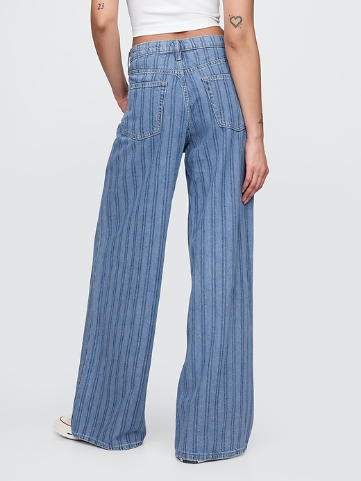 ultrasoft baggy jeans mit mittelhohem bund