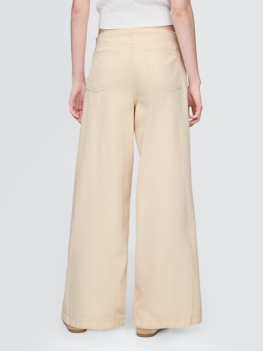 ultrasoft baggy jeans mit mittelhohem bund