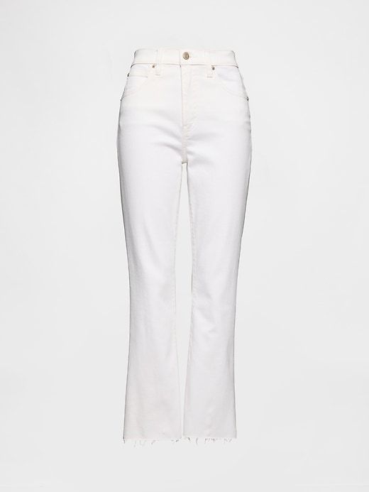 high rise kick flare jeans