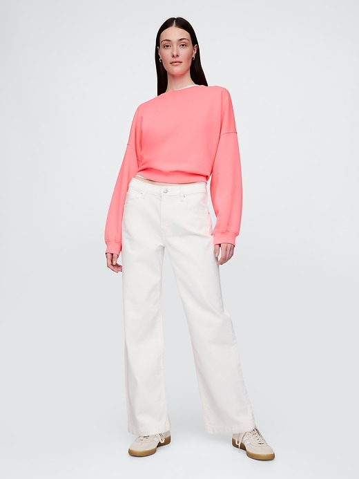 mid-rise 90s loose jeans