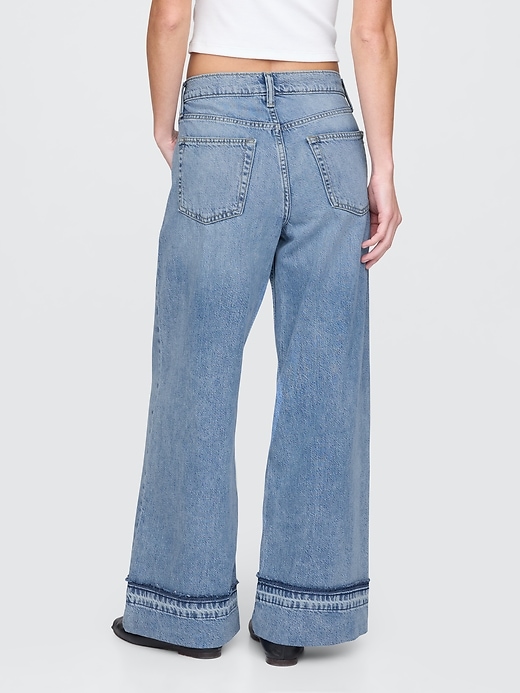 ultrasoft baggy jeans mit mittelhohem bund
