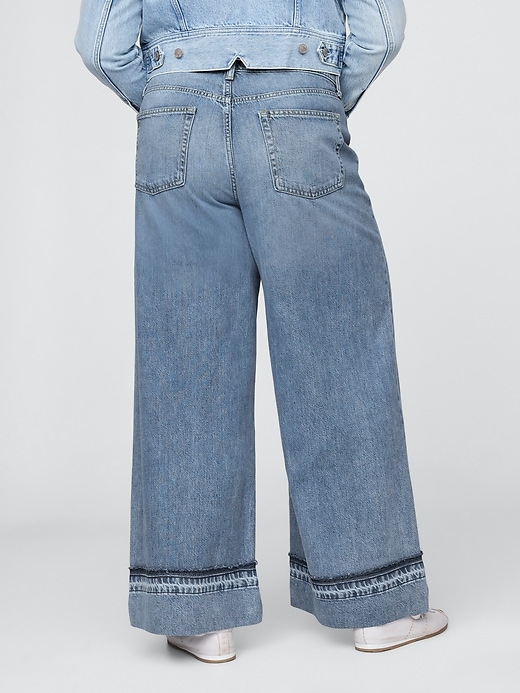 ultrasoft baggy jeans mit mittelhohem bund