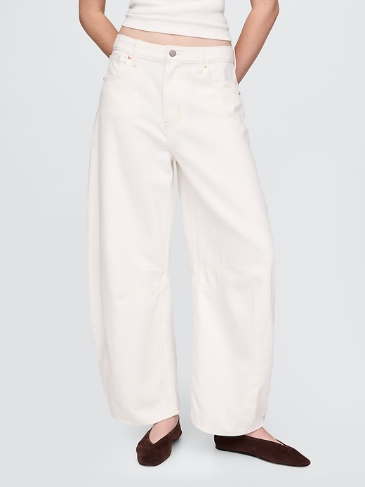 high rise ultrasoft horseshoe jeans