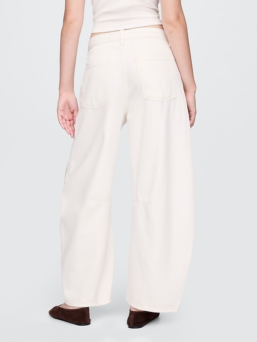 high rise ultrasoft horseshoe jeans