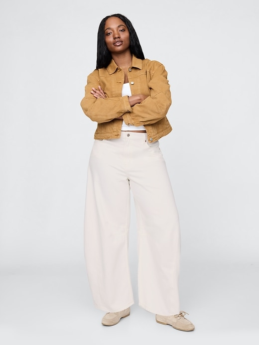 high rise ultrasoft horseshoe jeans