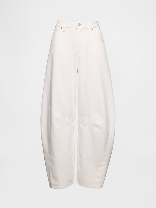 high rise ultrasoft horseshoe jeans