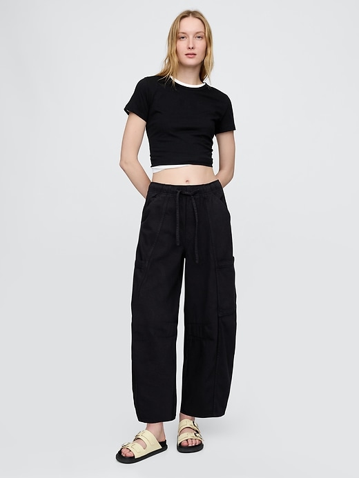 ultrasoft easy horseshoe jeans mit mittelhohem bund