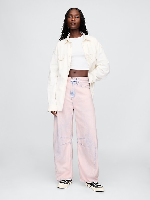 high rise ultrasoft horseshoe jeans
