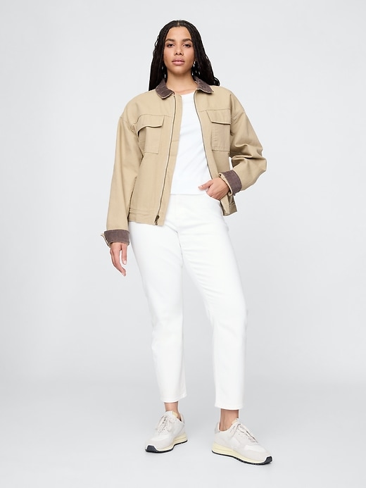 high rise vintage slim jeans