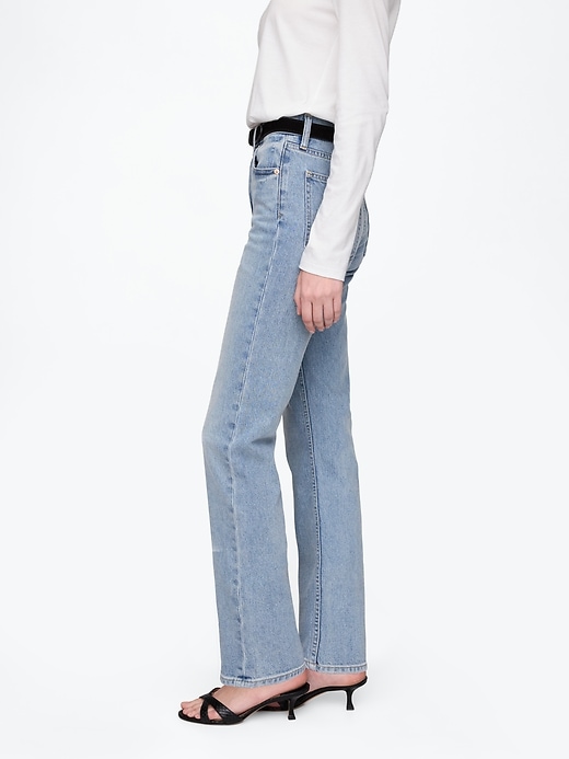 high rise 90s slim straight jeans