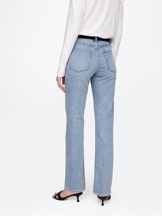 high rise 90s slim straight jeans