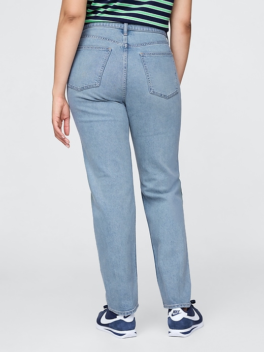 high rise 90s slim straight jeans