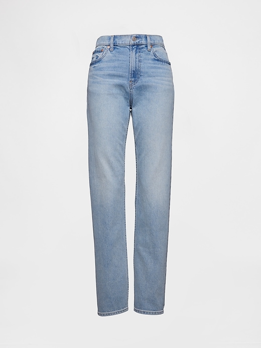 high rise 90s slim straight jeans
