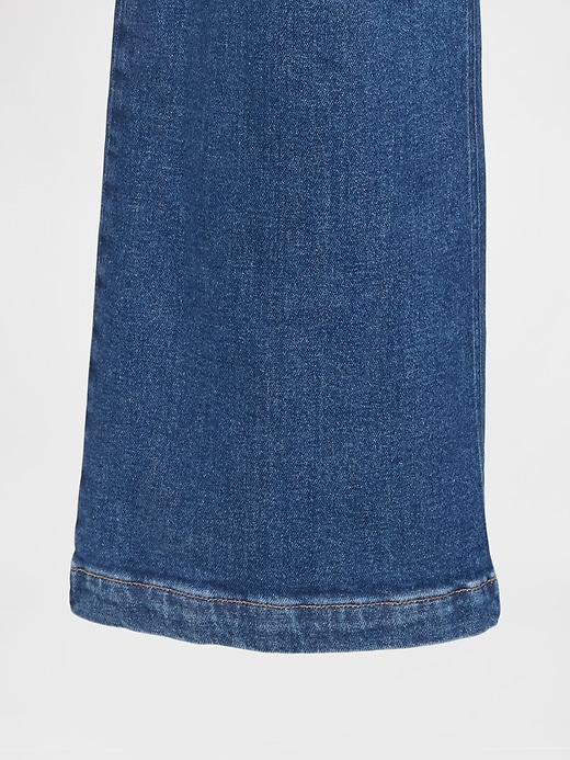 extra high rise stride wide-leg jeans
