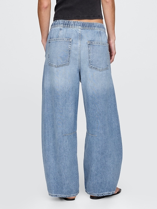 ultrasoft easy horseshoe jeans mit mittelhohem bund