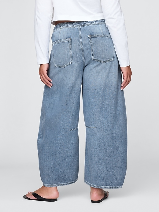 ultrasoft easy horseshoe jeans mit mittelhohem bund
