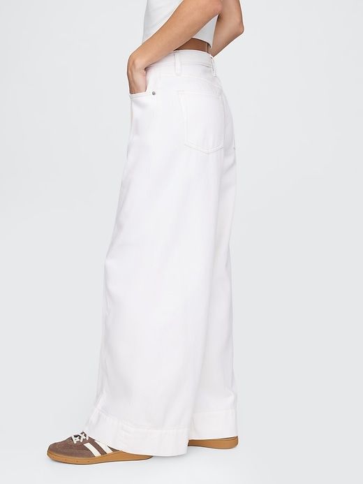 ultrasoft baggy jeans mit mittelhohem bund
