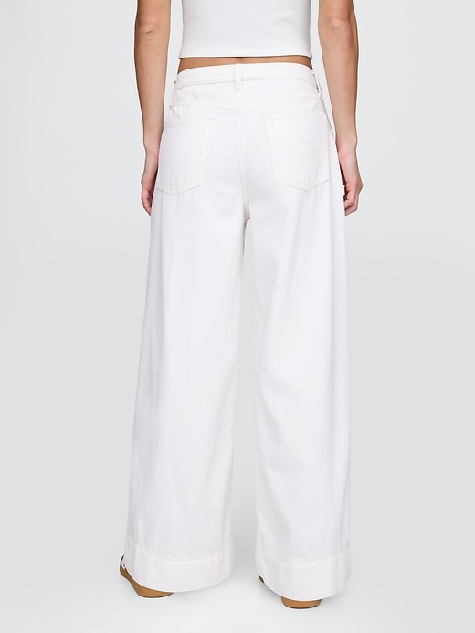 ultrasoft baggy jeans mit mittelhohem bund