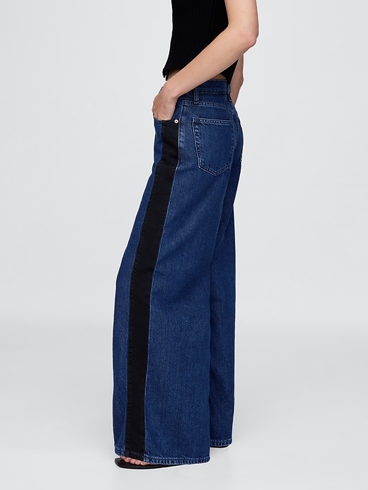 ultrasoft baggy jeans mit mittelhohem bund