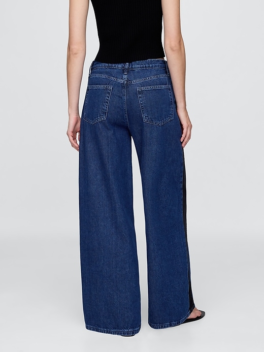 ultrasoft baggy jeans mit mittelhohem bund