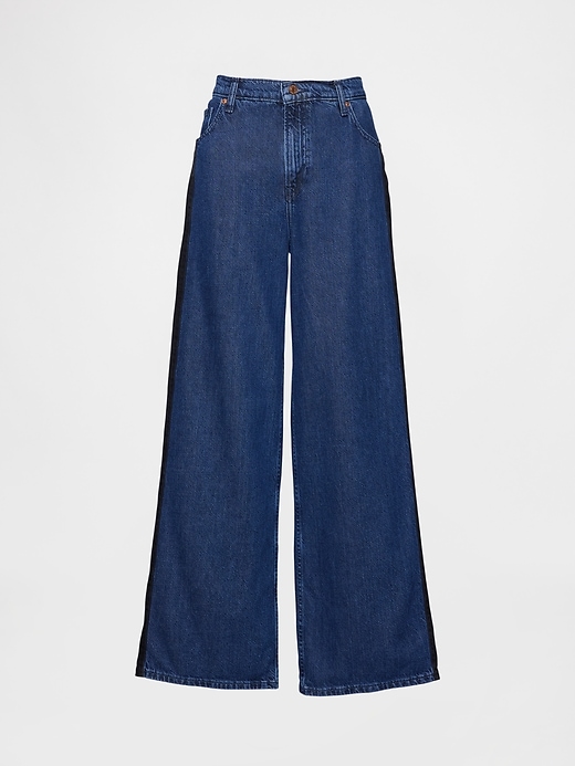 ultrasoft baggy jeans mit mittelhohem bund