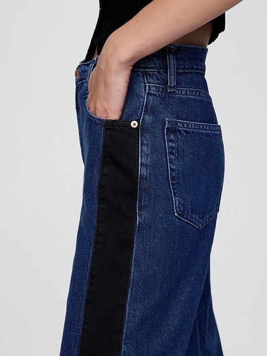 ultrasoft baggy jeans mit mittelhohem bund