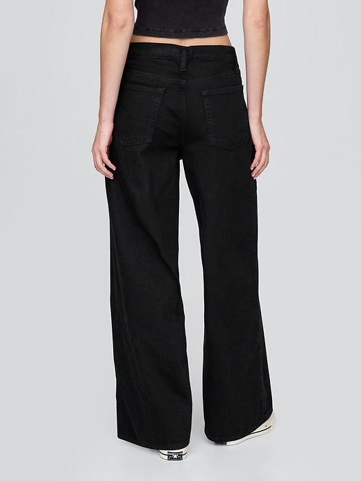 ultrasoft baggy jeans mit mittelhohem bund