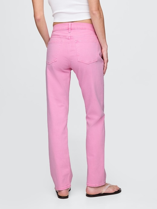 high rise 90s slim straight jeans