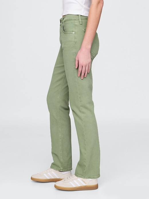 high rise 90s slim straight jeans