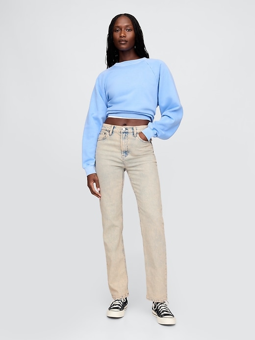 high rise 90s slim straight jeans