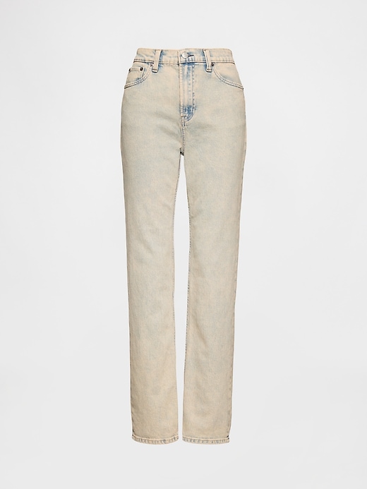 high rise 90s slim straight jeans